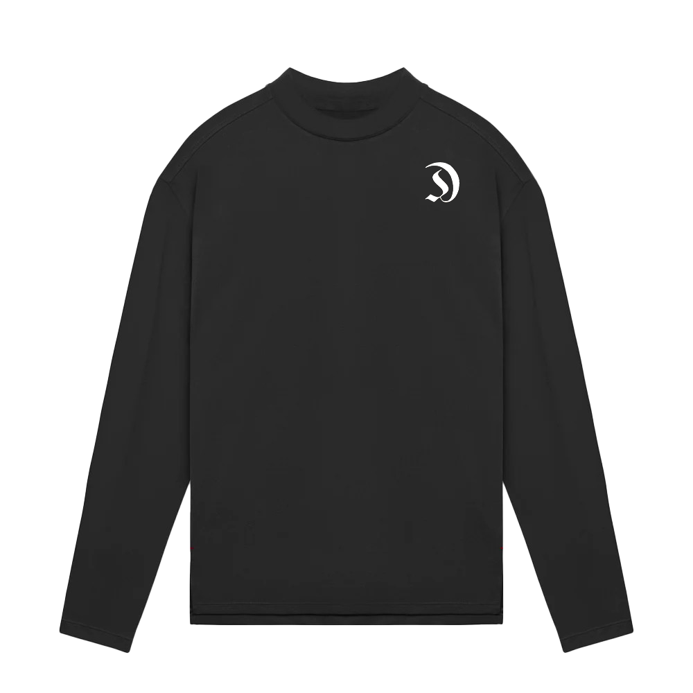 TerryCapsule™ ESSENTIAL LONG SLEEVE BLACK