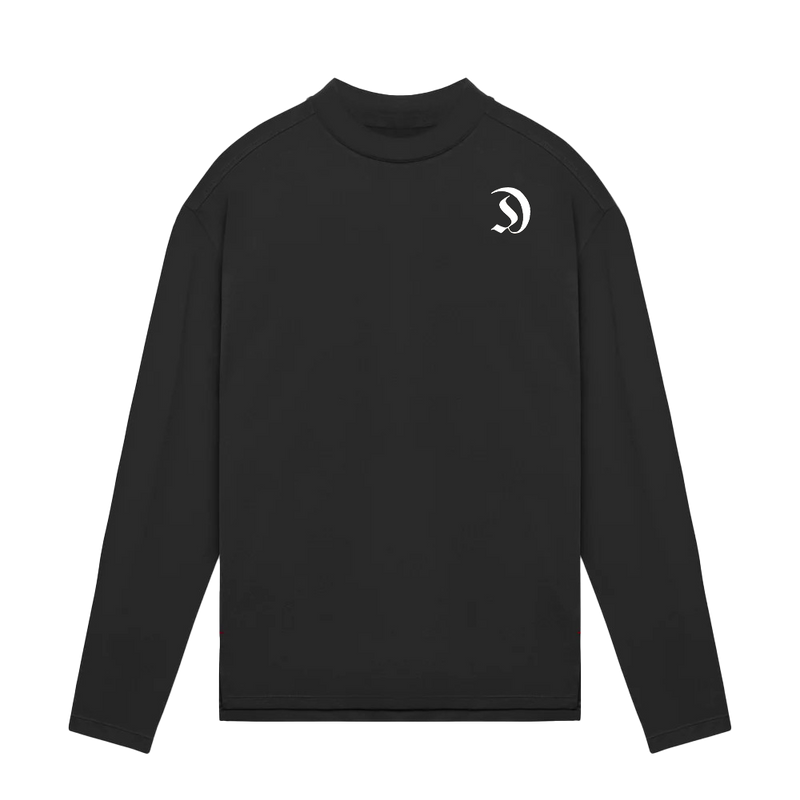 TerryCapsule™ ESSENTIAL LONG SLEEVE BLACK