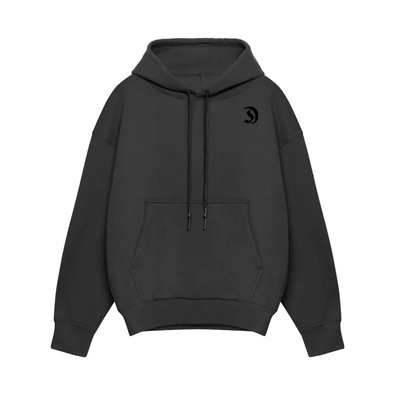 CottonLite™ OVERSIZED HOODIE DARK GREY